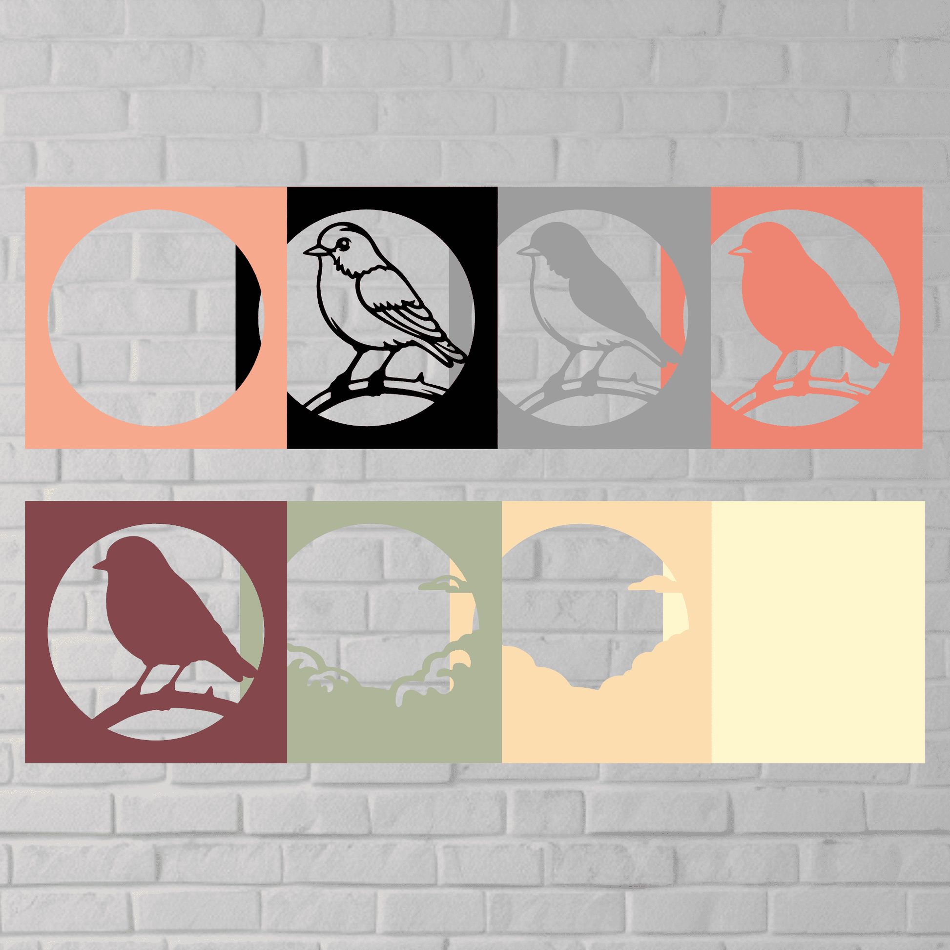 3D Layered Bird Shadow Box Template, Multilayer SVG for Cricut, DXF for Silhouette, Home Decor DIY, Papercut Art, Unique Gift - Cut Files Shop