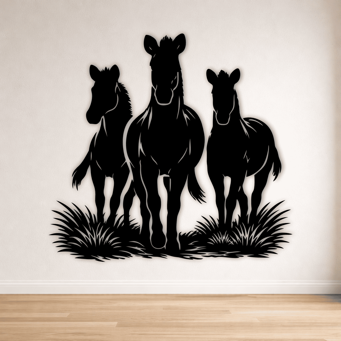 Horse silhouette DXF file for ranch and farmhouse decor