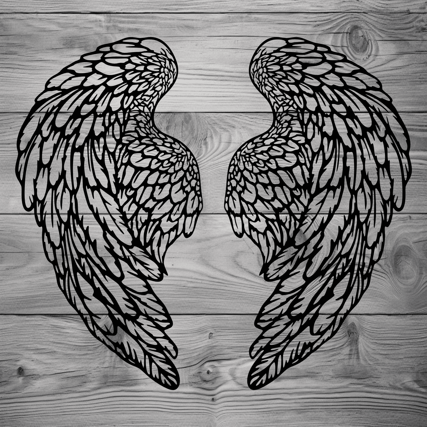 Angel Wings Svg files for laser engraving