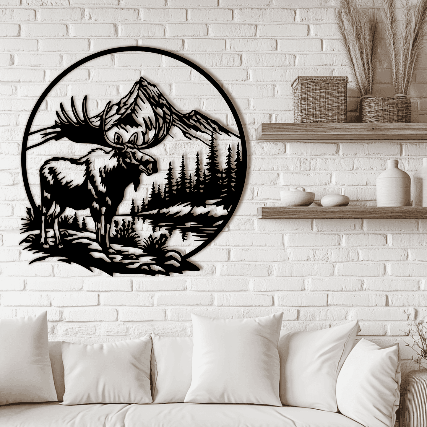 Deer & Moose SVG for Cricut & CNC, DIY Wildlife Wall Art