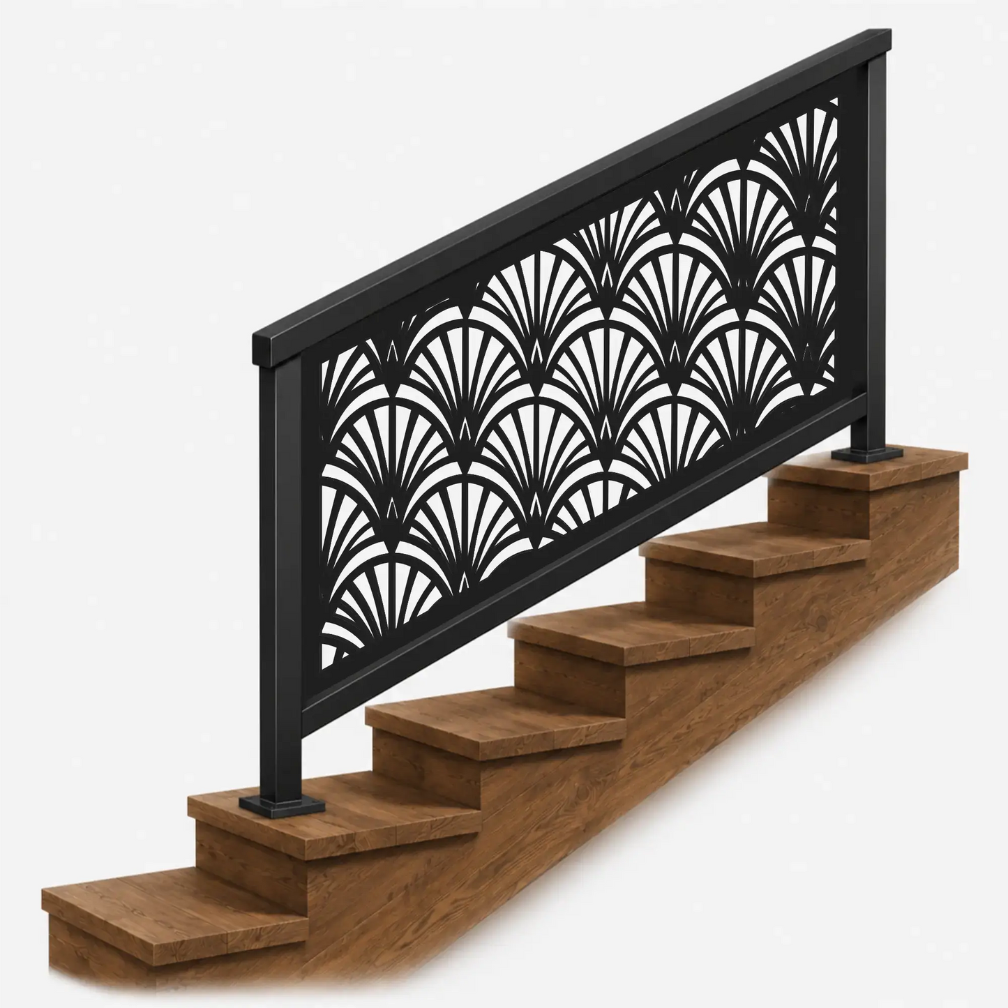 CNC plasma privacy screen panel for railing stair and balconies.
