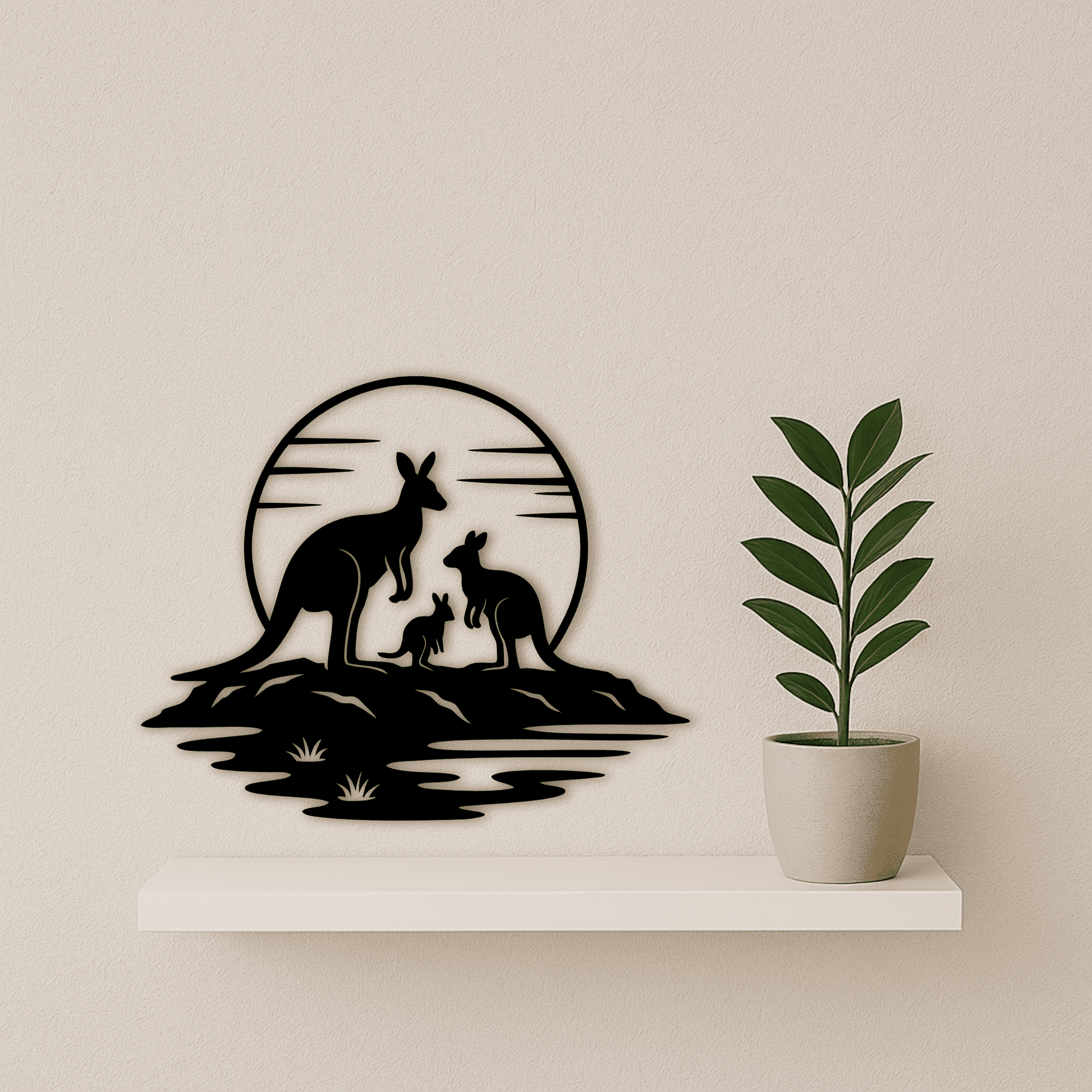 Kangaroo and Koala vector cut files for Cricut and laser