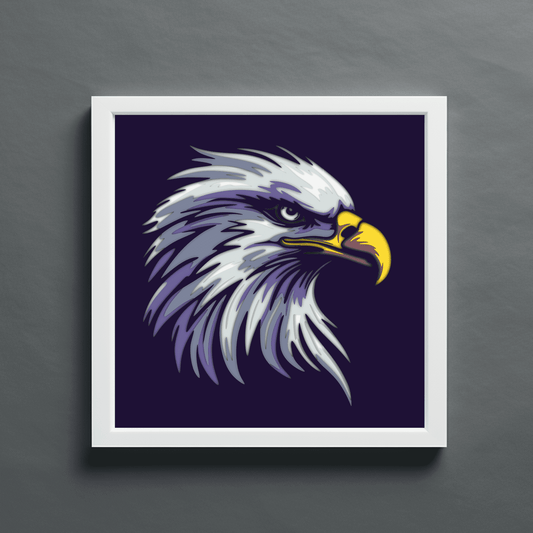 Layered bald eagle svg for cricut, 3d shadow box template, papercut svg, dxf for silhouette, laser cut plywood, vinyl cut files, trendy svgm unigue gift diy, home decor DIY