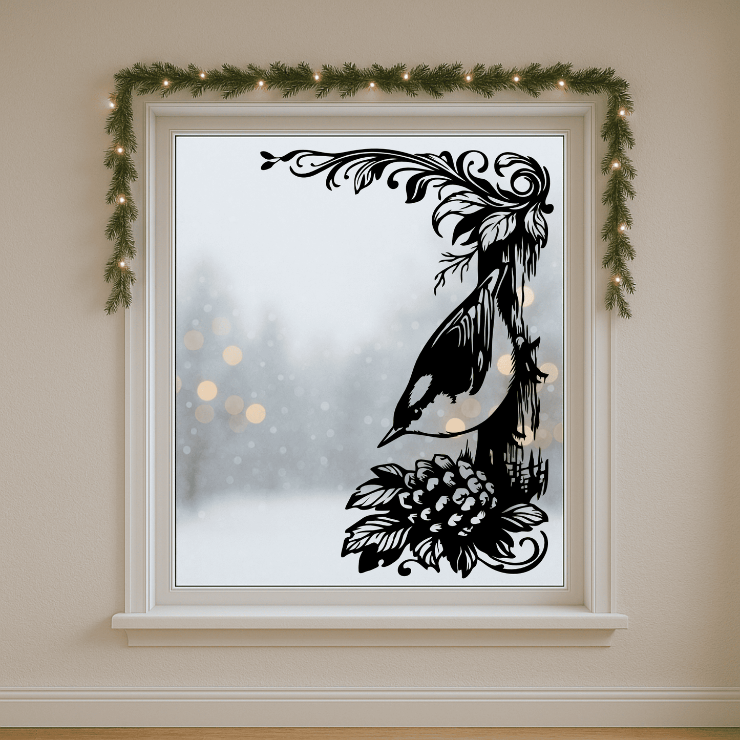 Bird wall art SVG PNG for Cricut and laser cutting