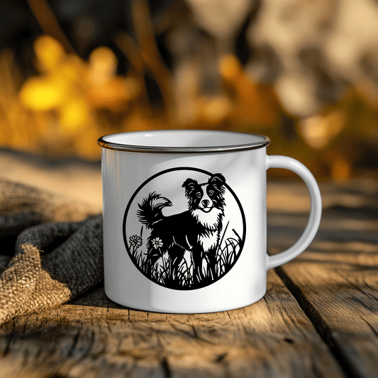 Border Collie Cutting Files – SVG for Cricut, DXF for Sublimation and Wall Decals