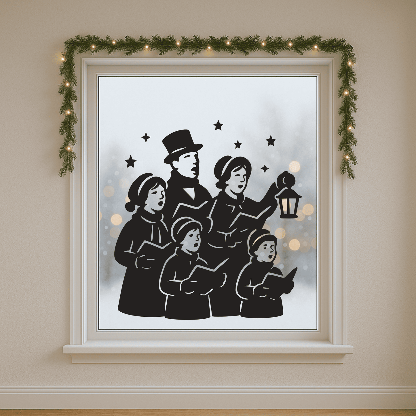 Vintage holiday singers DXF design for CNC plasma and laser cutters
