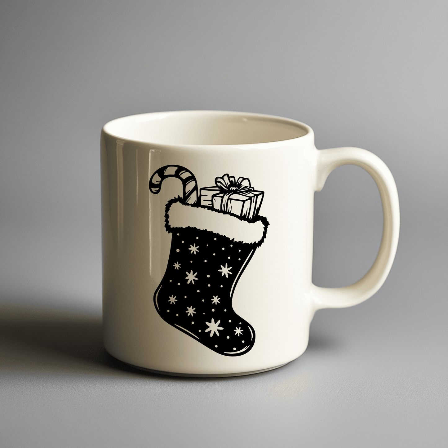 Customizable Christmas Stocking SVG: Print, Cut, and Sublimate