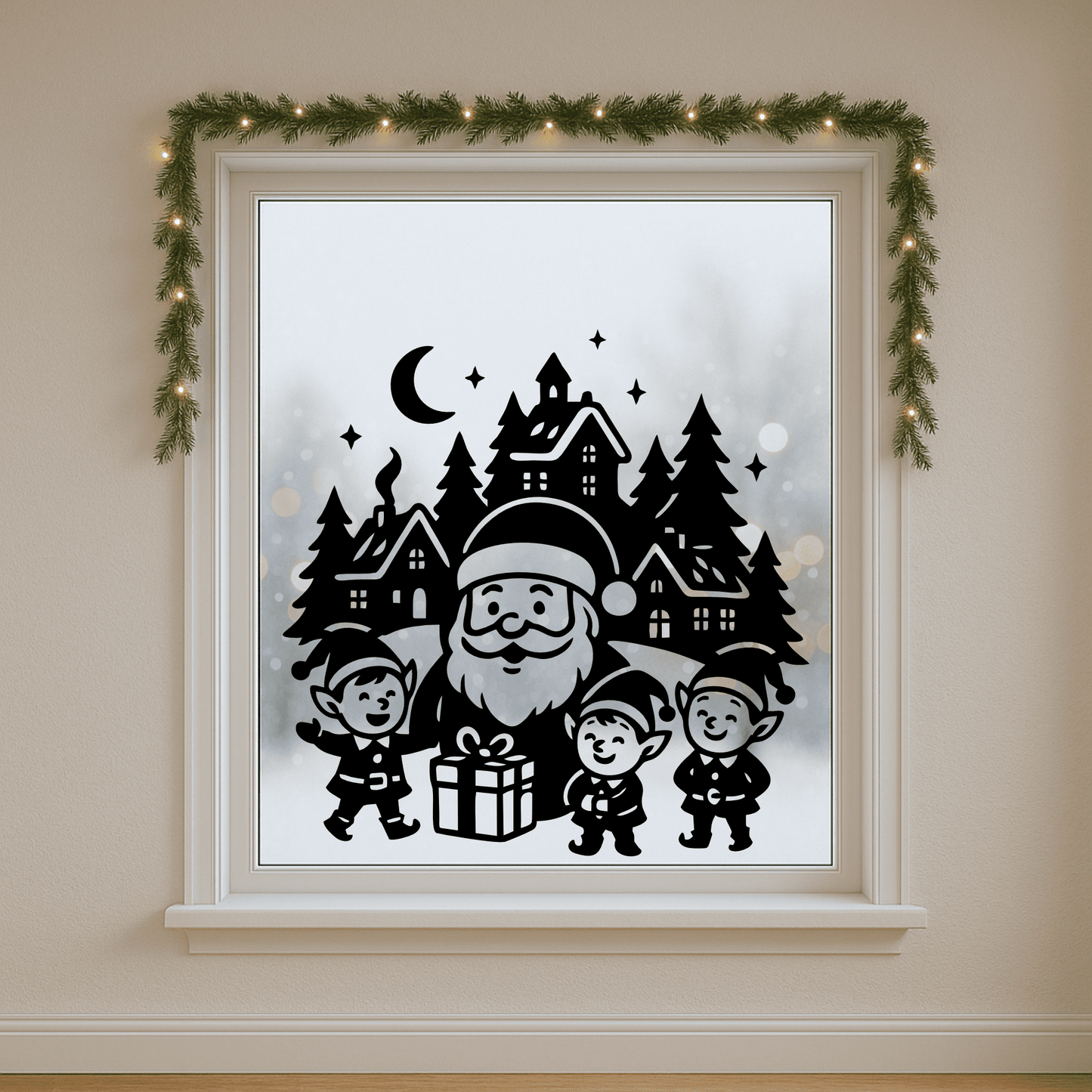 Santa and elves Christmas SVG bundle for Cricut cutting