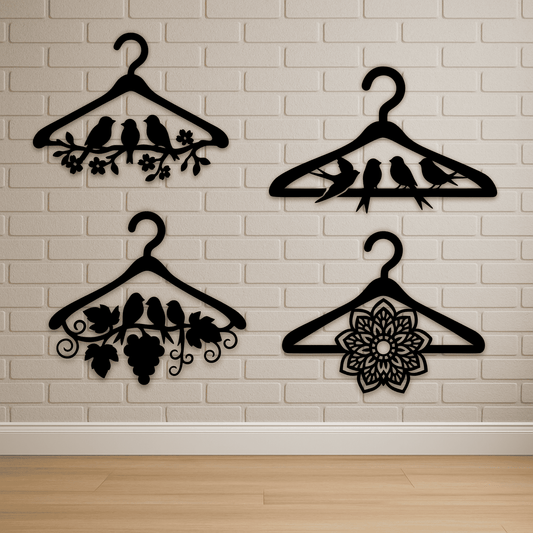 Clothes hanger DXF cutting files for Cricut and CNC plasma