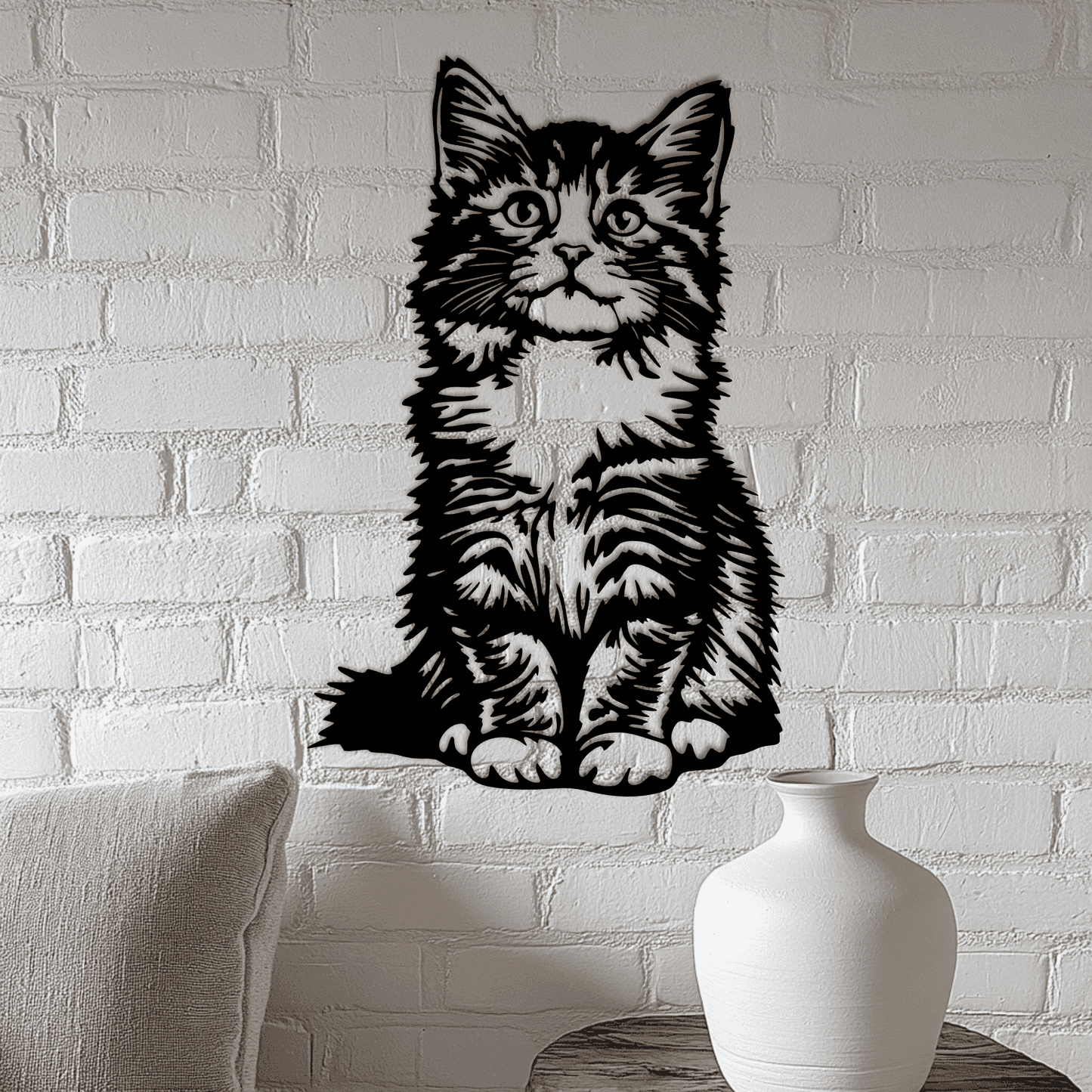Preview of Cat Dxf files for CNC & Laser cutting - Cut files Shop