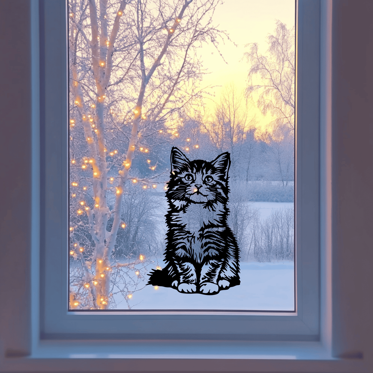 Adorable Cat SVG for Cricut Crafts, Sublimation & Window Cat Vinyl design