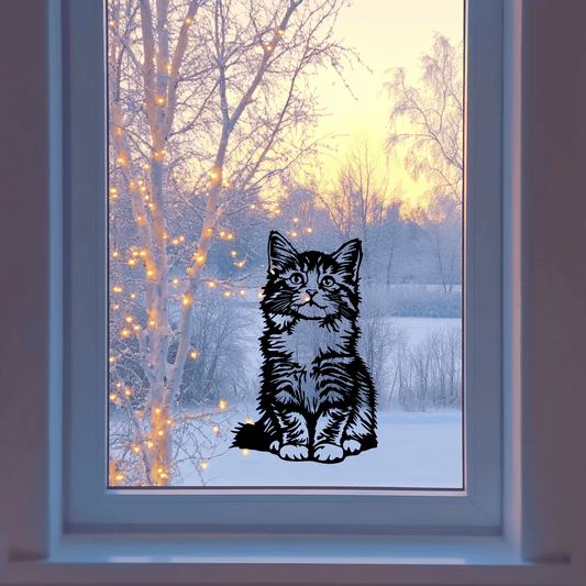 Adorable Cat SVG for Cricut Crafts, Sublimation & Window Cat Vinyl design
