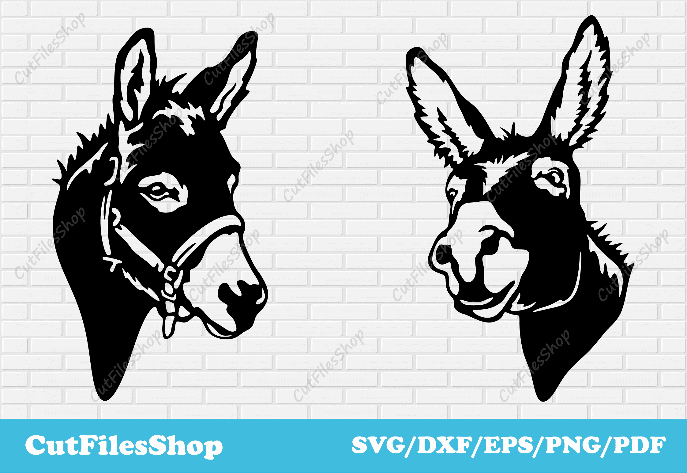 Donkey Head Silhouette donkey-head-silhouette