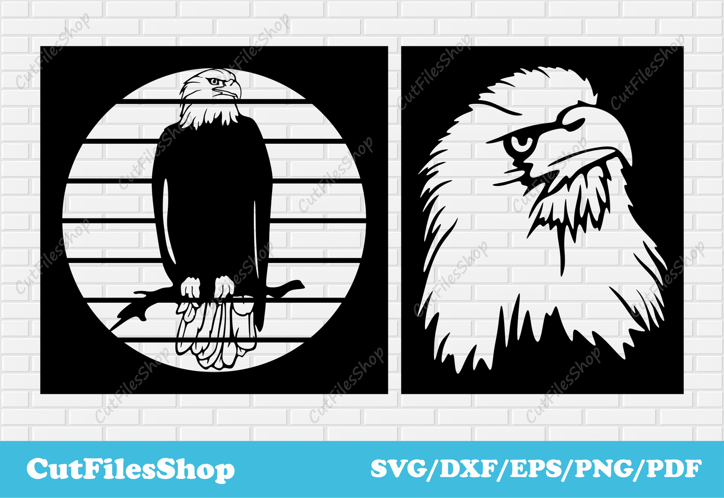Eagles dxf for Laser cutting, Eagles for cricut, Laser Engraving, Clip Art svg, Birds for Cricut, laser svg, eagle decor dxf, nature scene dxf download, dxf for download, dxf from photo, jpeg to dxf file, svg from photo