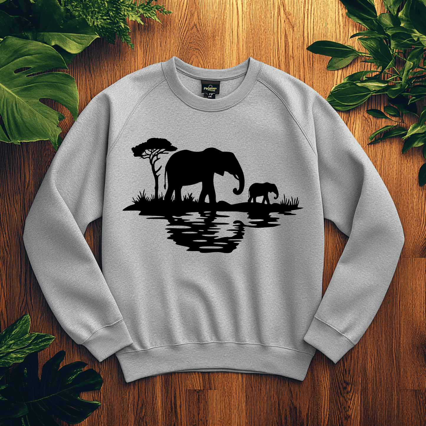Elephant SVG for Silhouette & Glowforge, CNC DXF for Plasma Cut, Sublimation DIY Decor