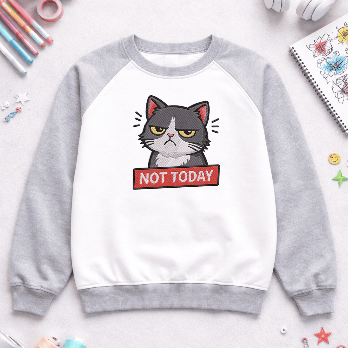 cat embroidery design for embroidery machines