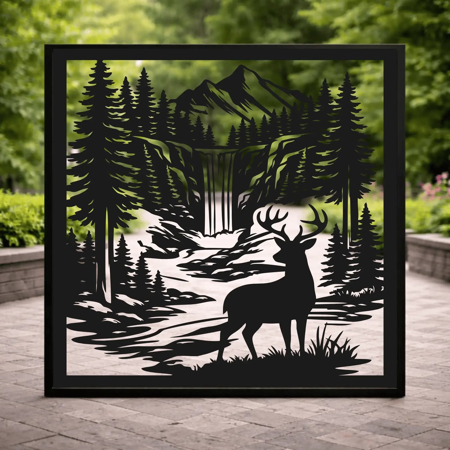 Wildlife Farm DXF SVG Files for CNC Plasma Laser – Mountain Ranch Fence Panels, Gate & Railing Designs