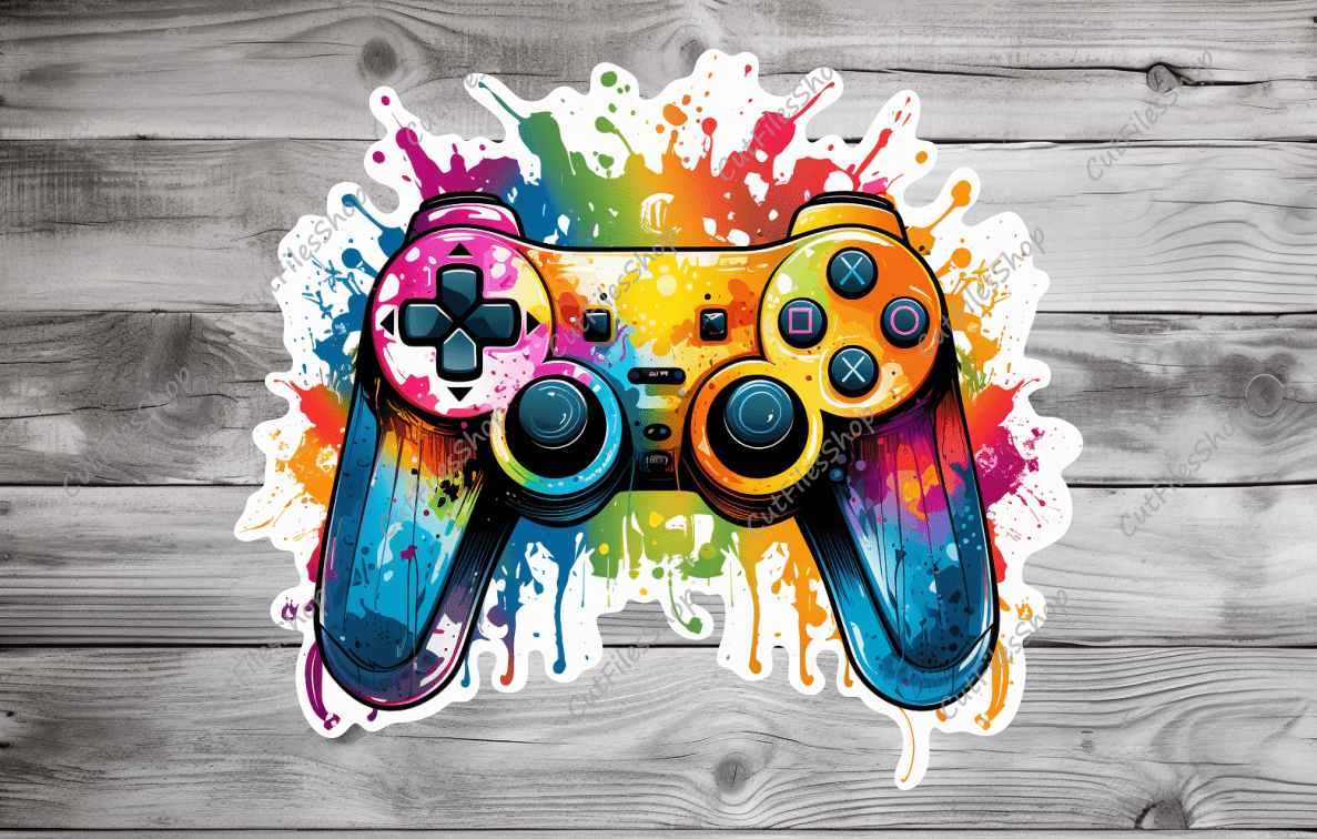 game joystick t shirt design, game art png, sublimation files download, png transparent, png for cricut, png for stickers