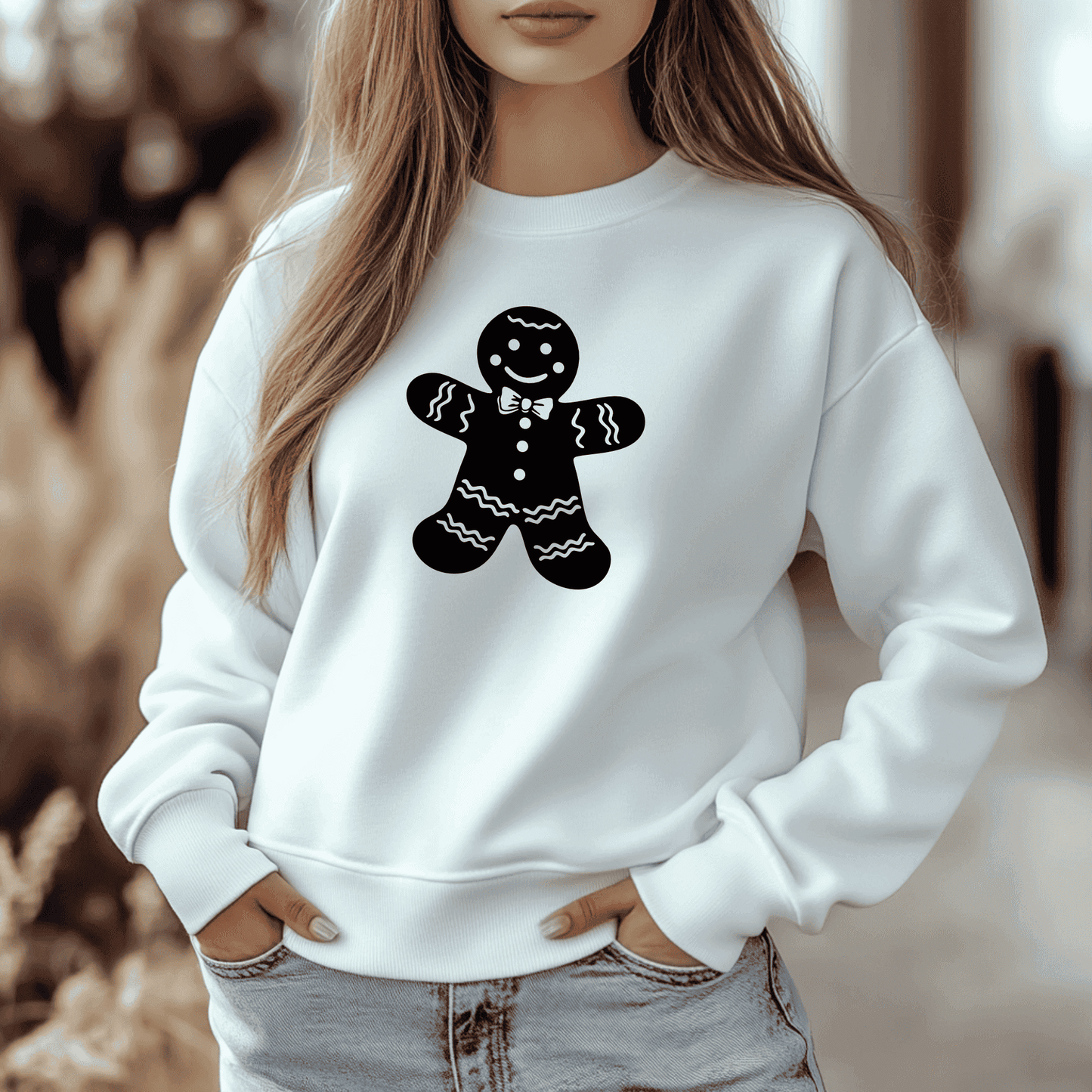 Gingerbread Man DXF for CNC, SVG Cutting File for Cricut, Silhouette Craft Design, Sublimation Art