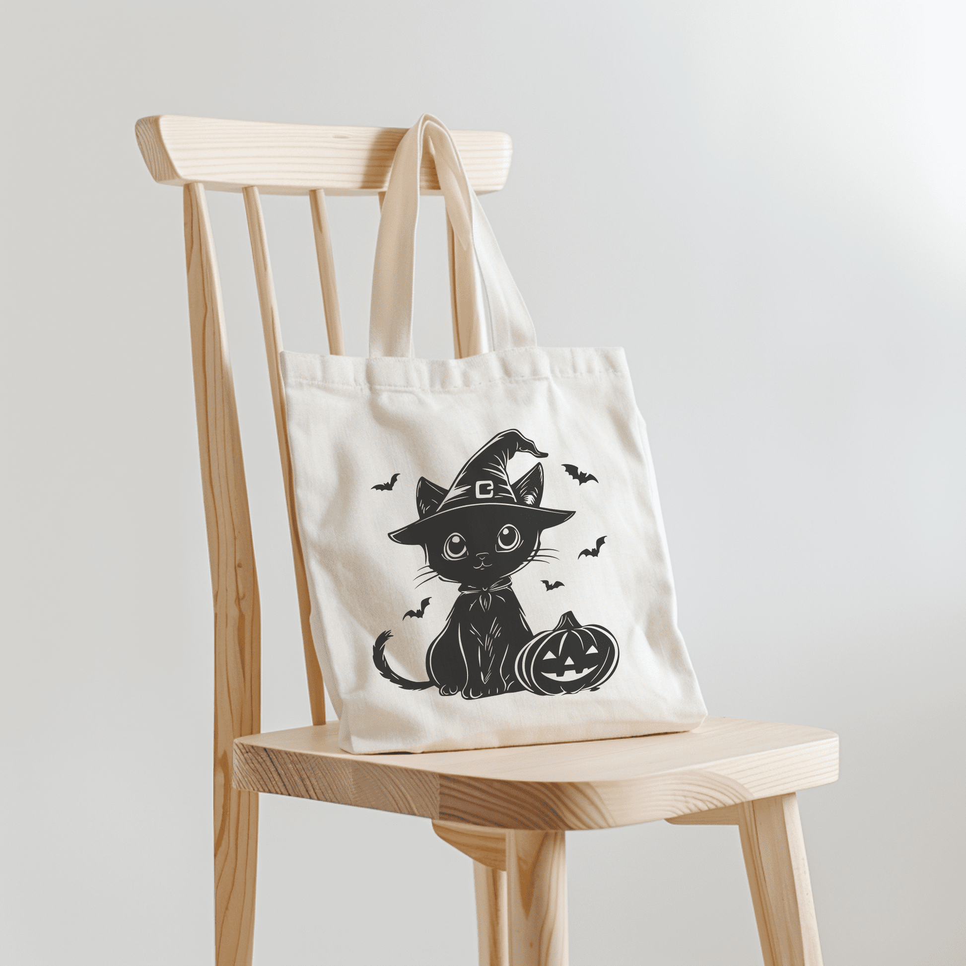 Halloween Prints: Cat and Pumpkin SVG for T-shirts
