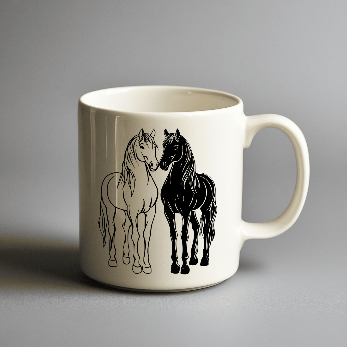 Elegant Horses SVG Cut Files for Cricut & CNC, Silhouette and Sublimation Design