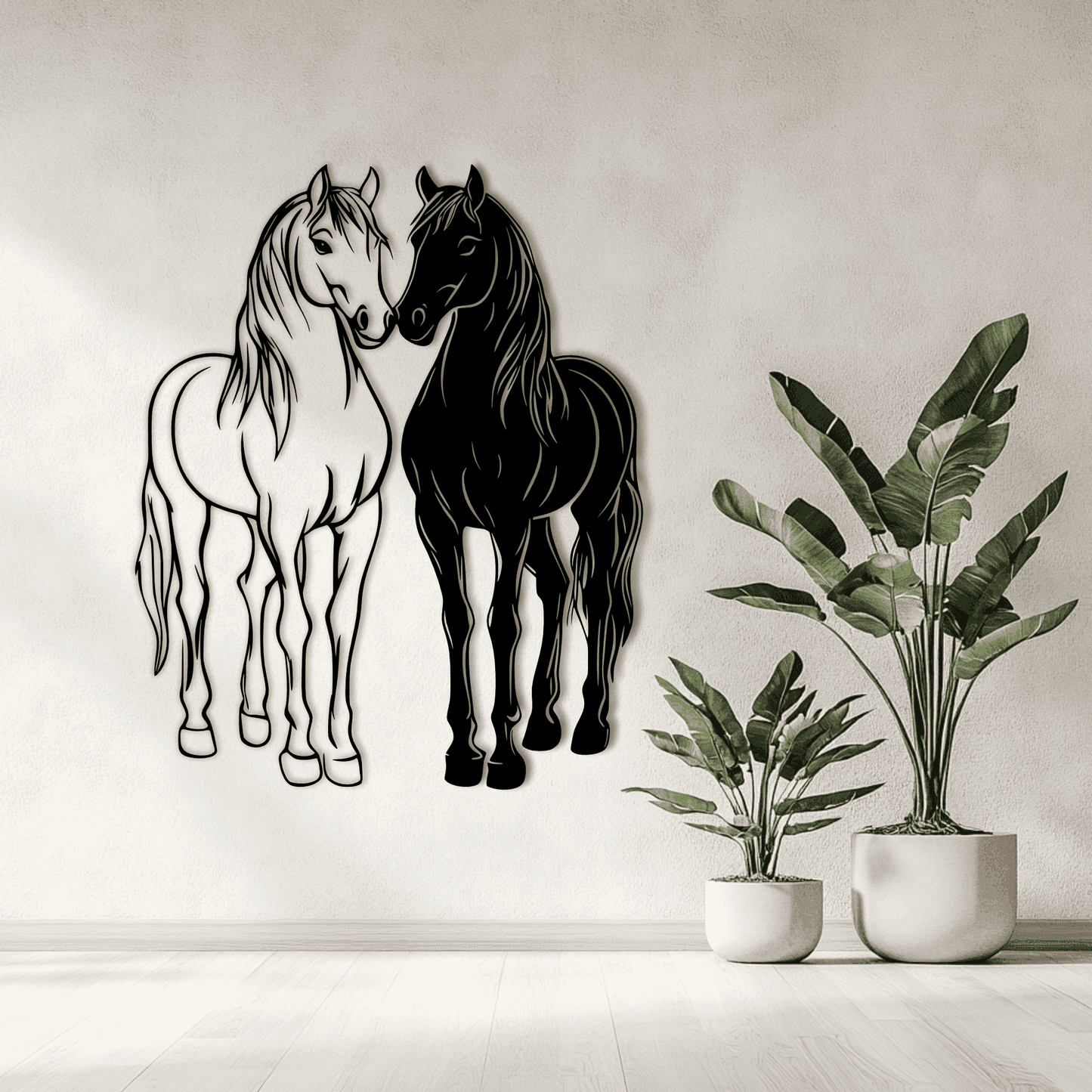 Horses SVG DXF for CNC and Cricut, Silhouette Cutting Files, Sublimation Template