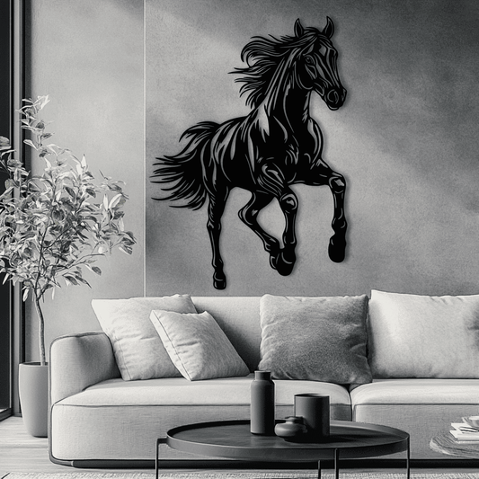 Jumping Horse Design – DXF for CNC, SVG for Vinyl Decals and Metal Decor