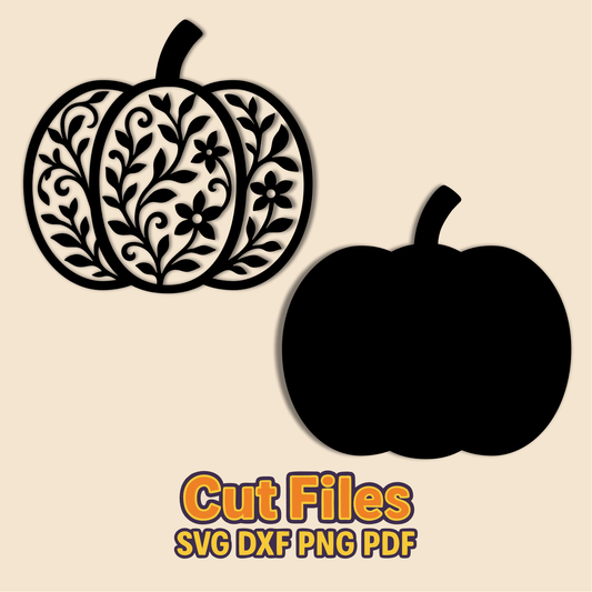 Layered pumpkin mandala SVG for Cricut