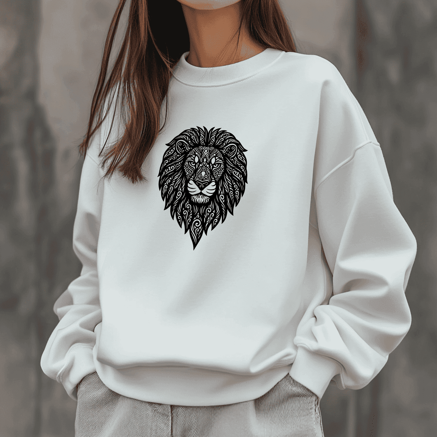 Mandala lion CNC plasma cut file