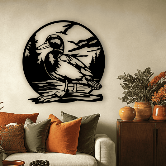 Buy Mallard Duck Design SVG – Vinyl Cutting, CNC DXF & Metal Wall Art