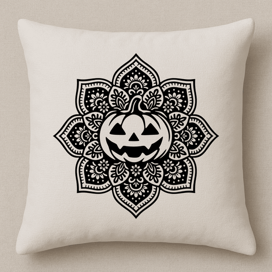 Halloween pumpkin SVG cut file for laser cutting