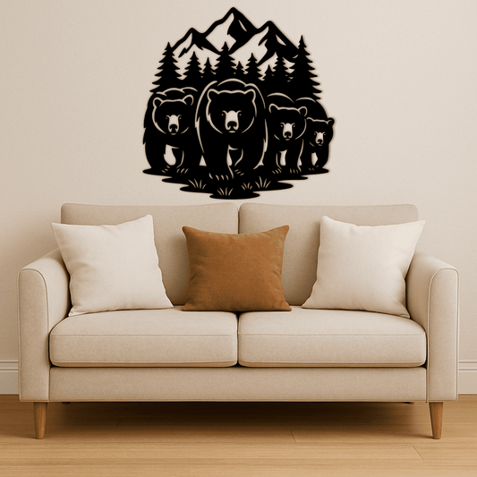 Wildlife DXF design for Cricut Silhouette or Glowforge crafts