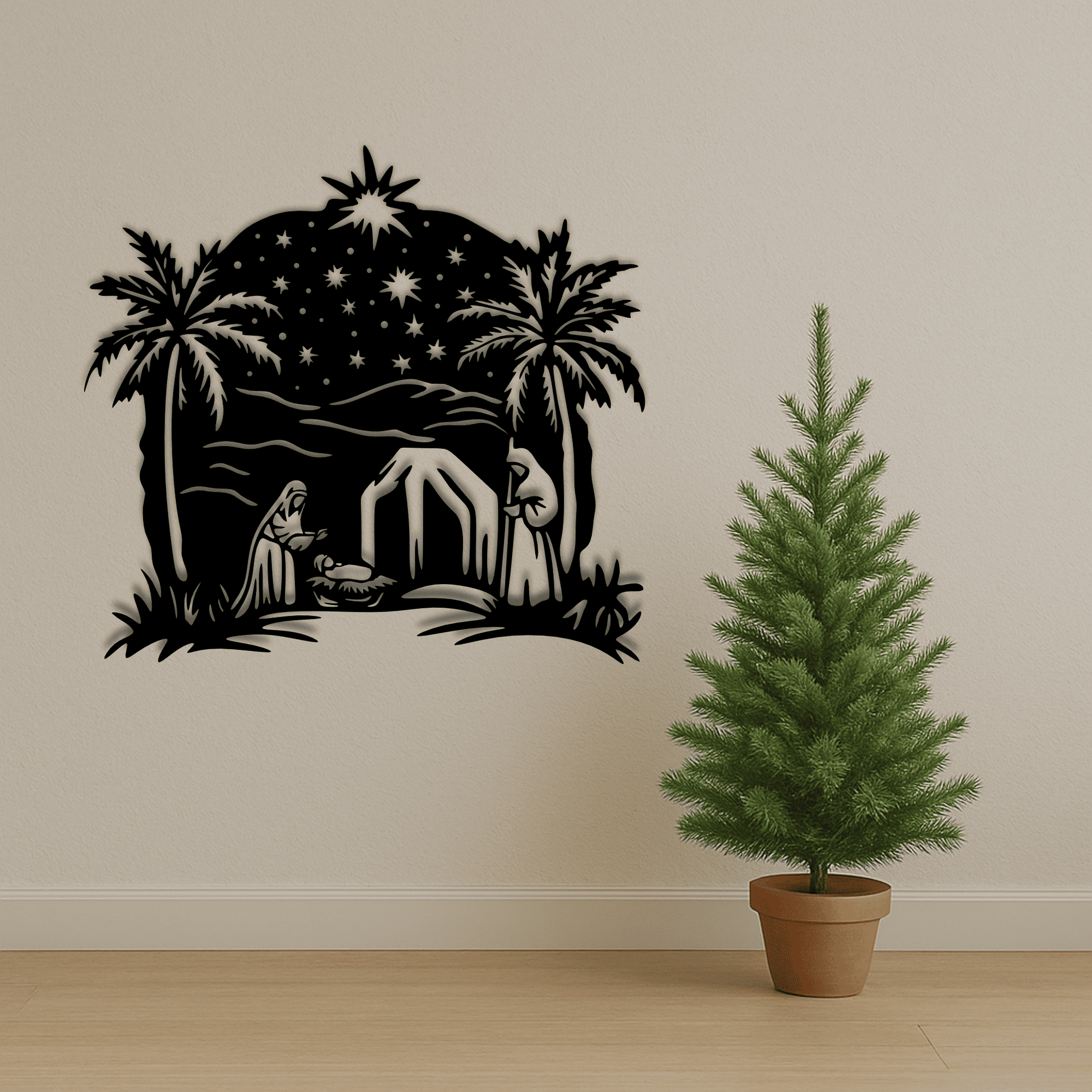 Nativity ornament design bundle – perfect for laser or plasma cutting