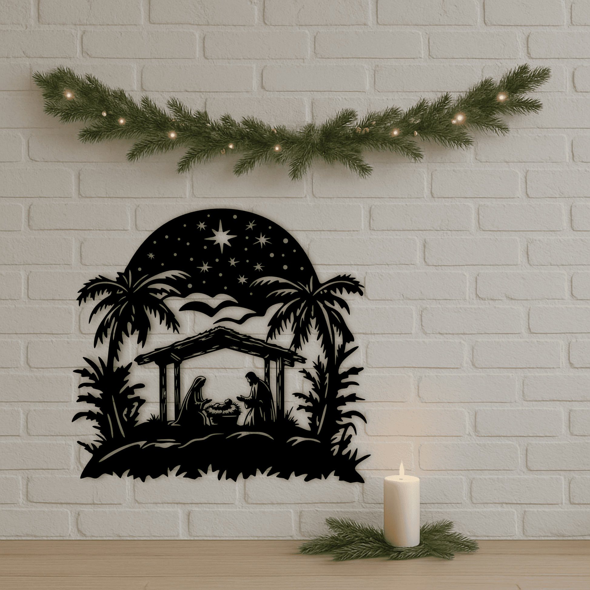 Shepherds and wise men Nativity scene – SVG DXF EPS PNG cutting file