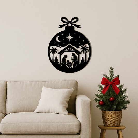 Christmas nativity DXF design for CNC plasma and laser cutters