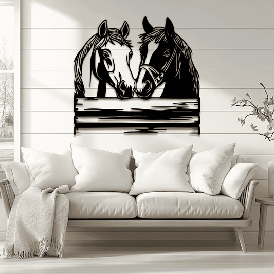 Peeking Horses SVG for Cricut Projects, Sublimation Art Designs