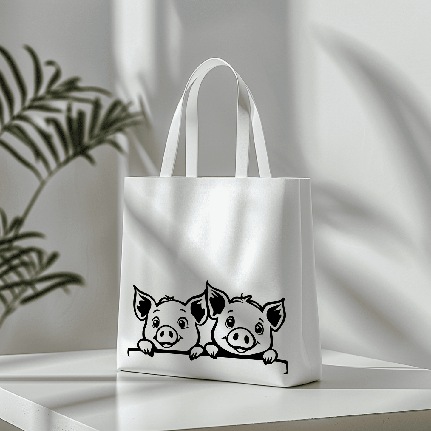 Piggy SVG for Silhouette and Laser Cutting, Sublimation Artwork, DIY Craft Files