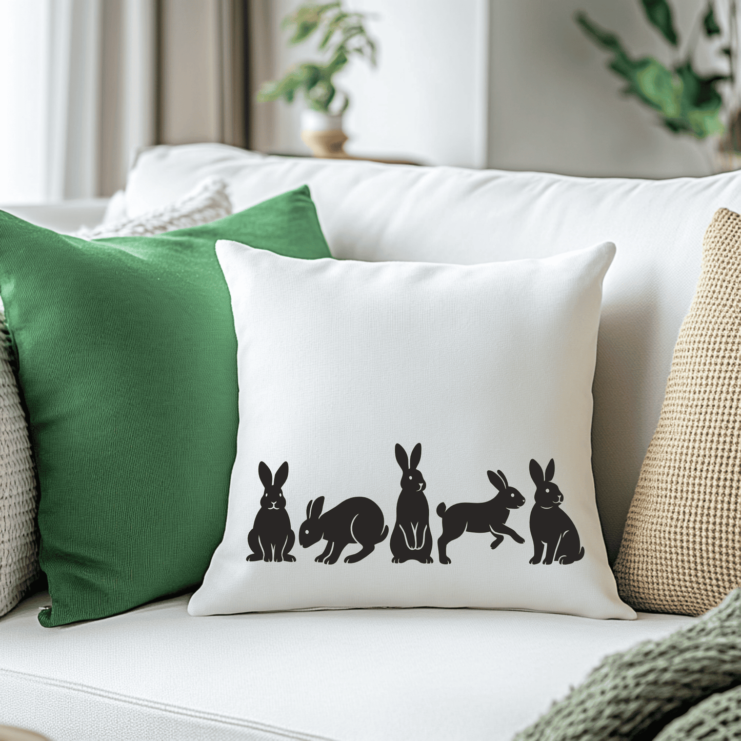 Rabbit family pack SVG DXF PNG PDF