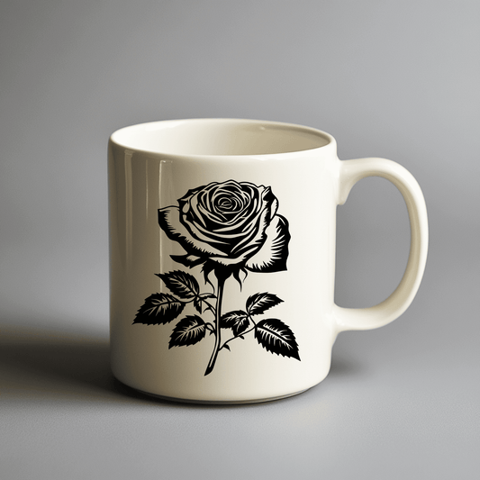 Roses DXF for CNC Plasma & Laser, SVG for Cricut & Silhouette, DIY Wall Decor