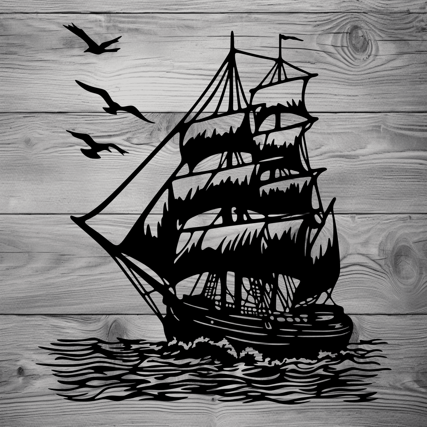 Sailboat Cut Files – SVG for Cricut, DXF for CNC & Metal Art