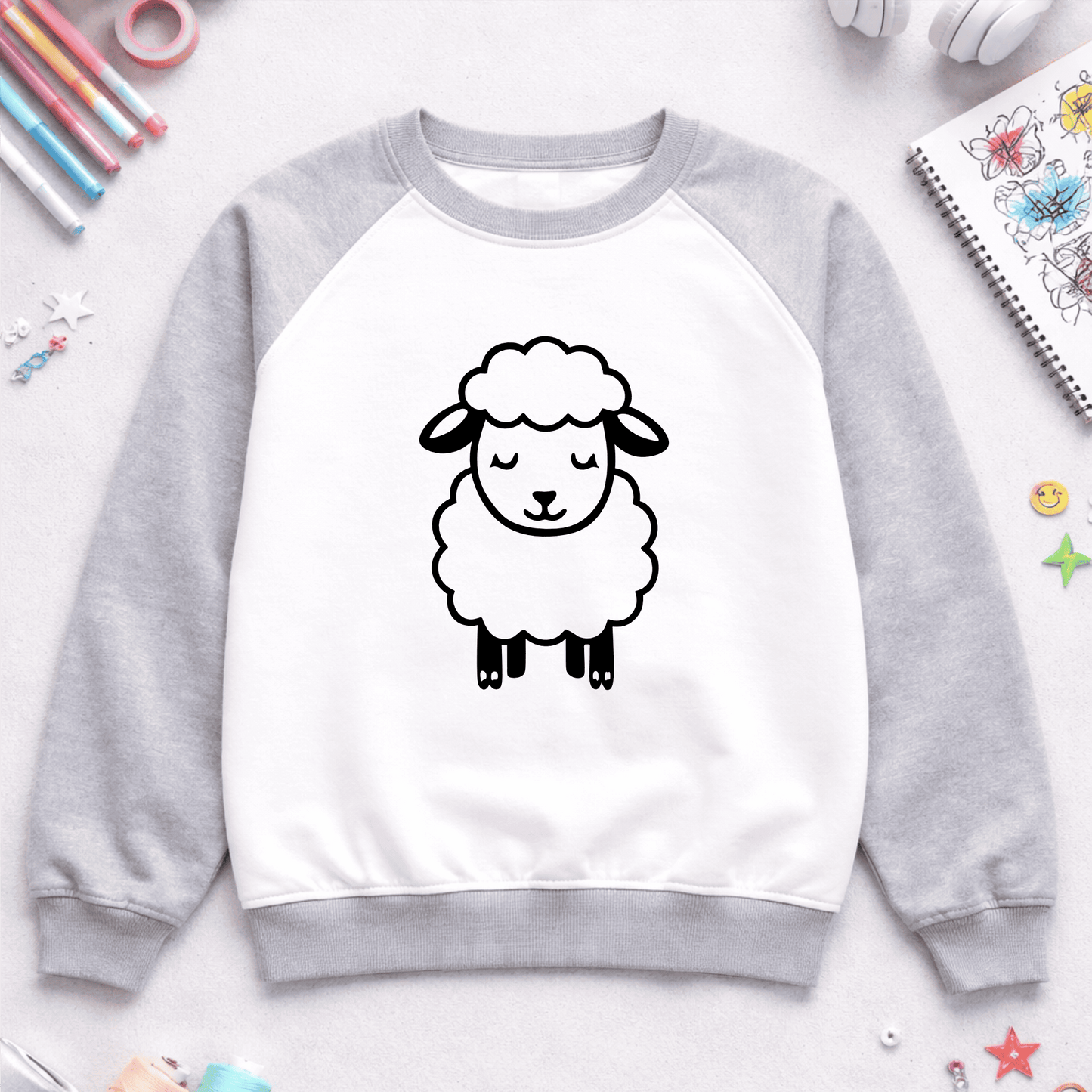 Sheep SVG digital file compatible with Cricut, Silhouette and xTool