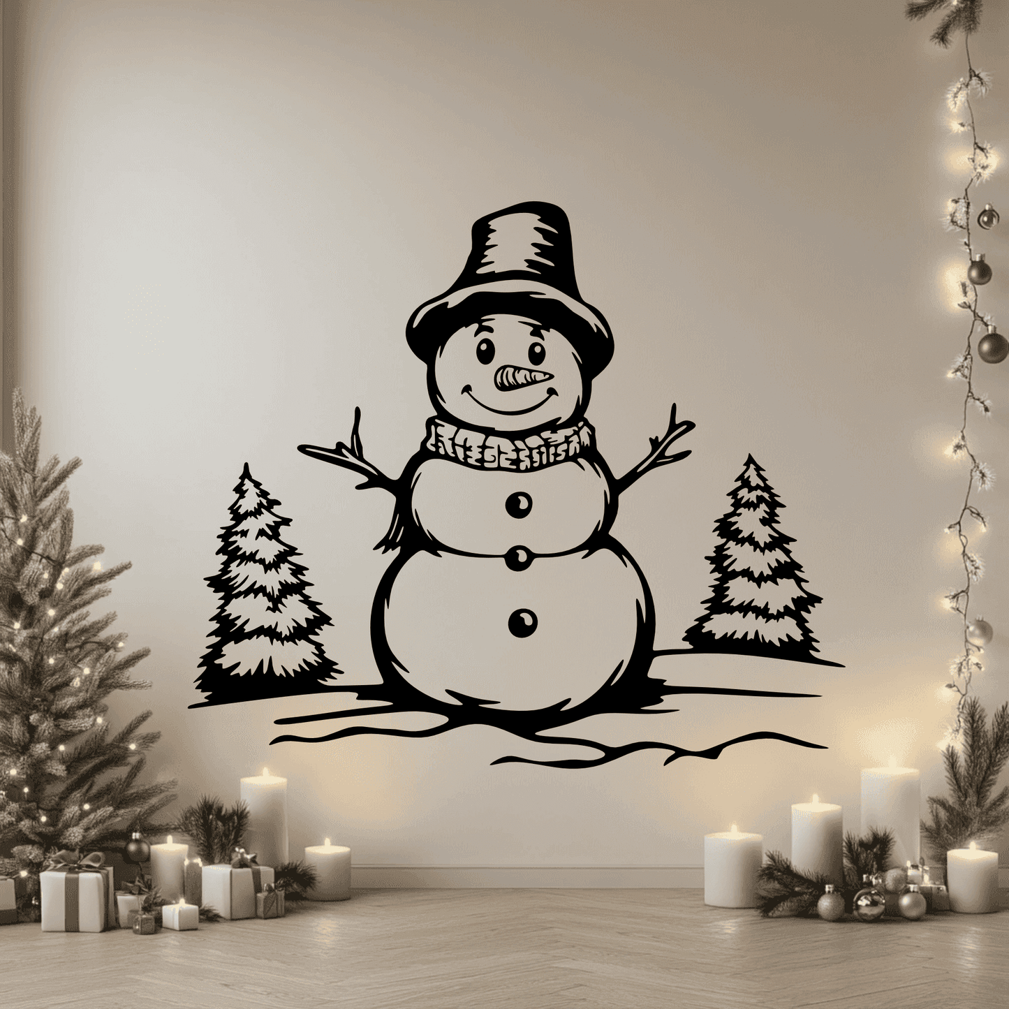 Christmas Snowman SVG – DIY Decorations for Cricut & CNC Cutting
