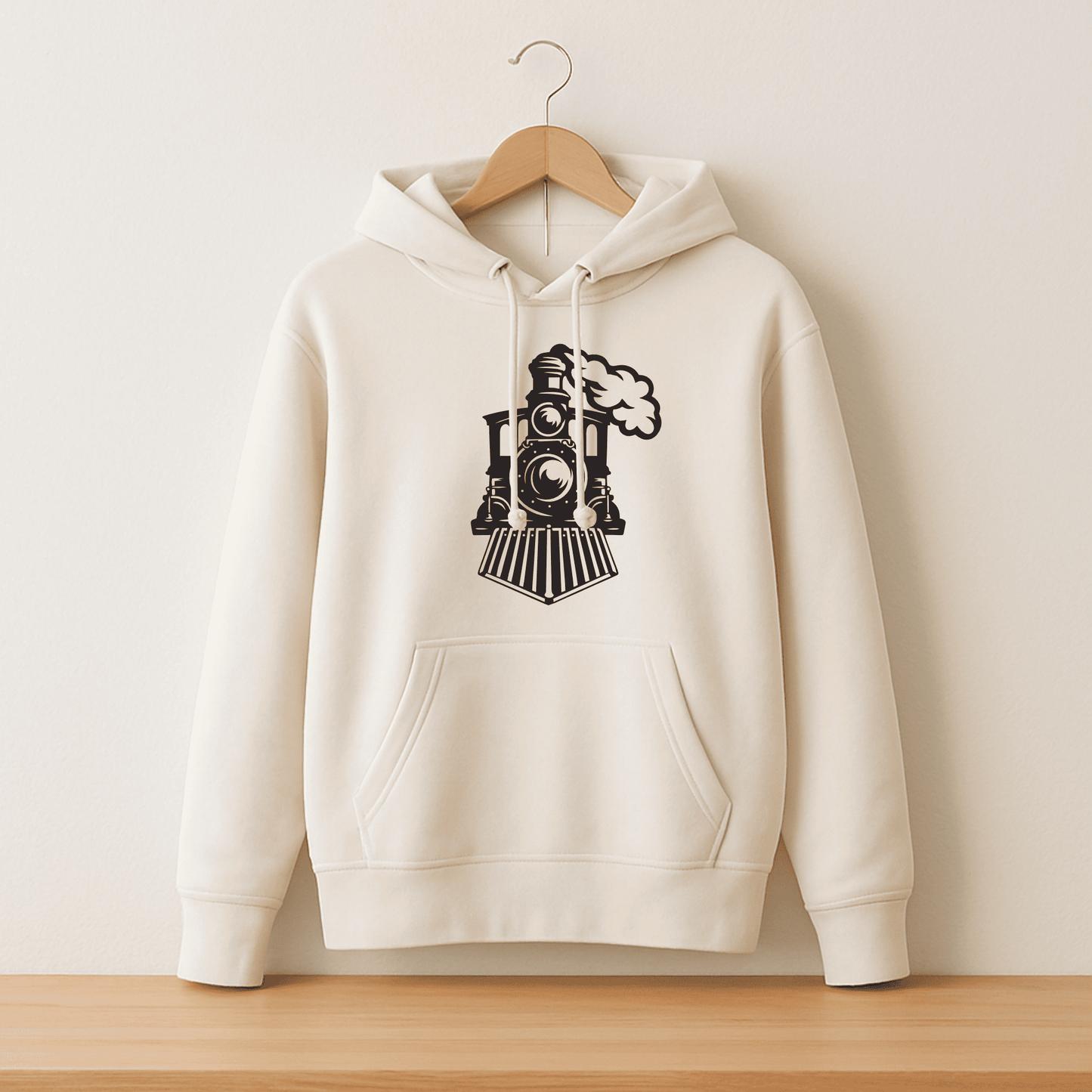 Black steam locomotive cut file preview