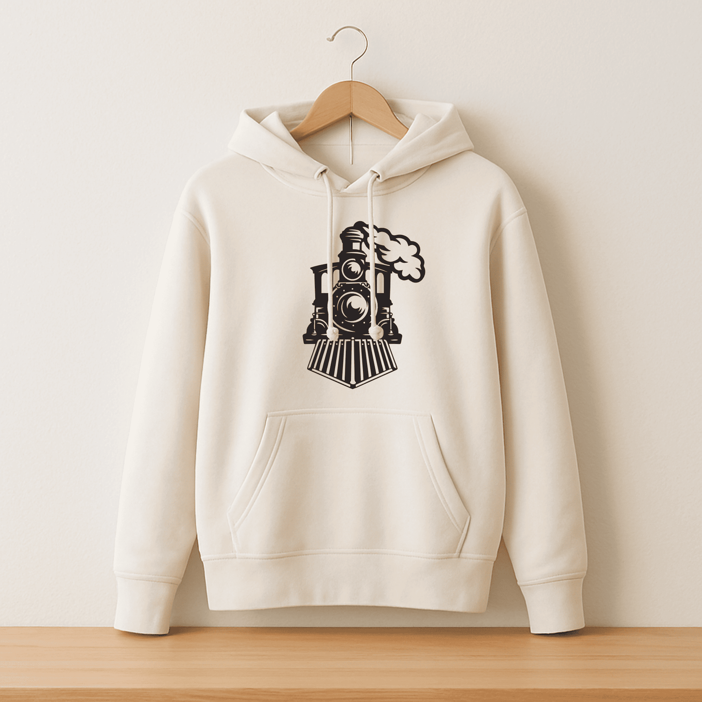 Black steam locomotive cut file preview