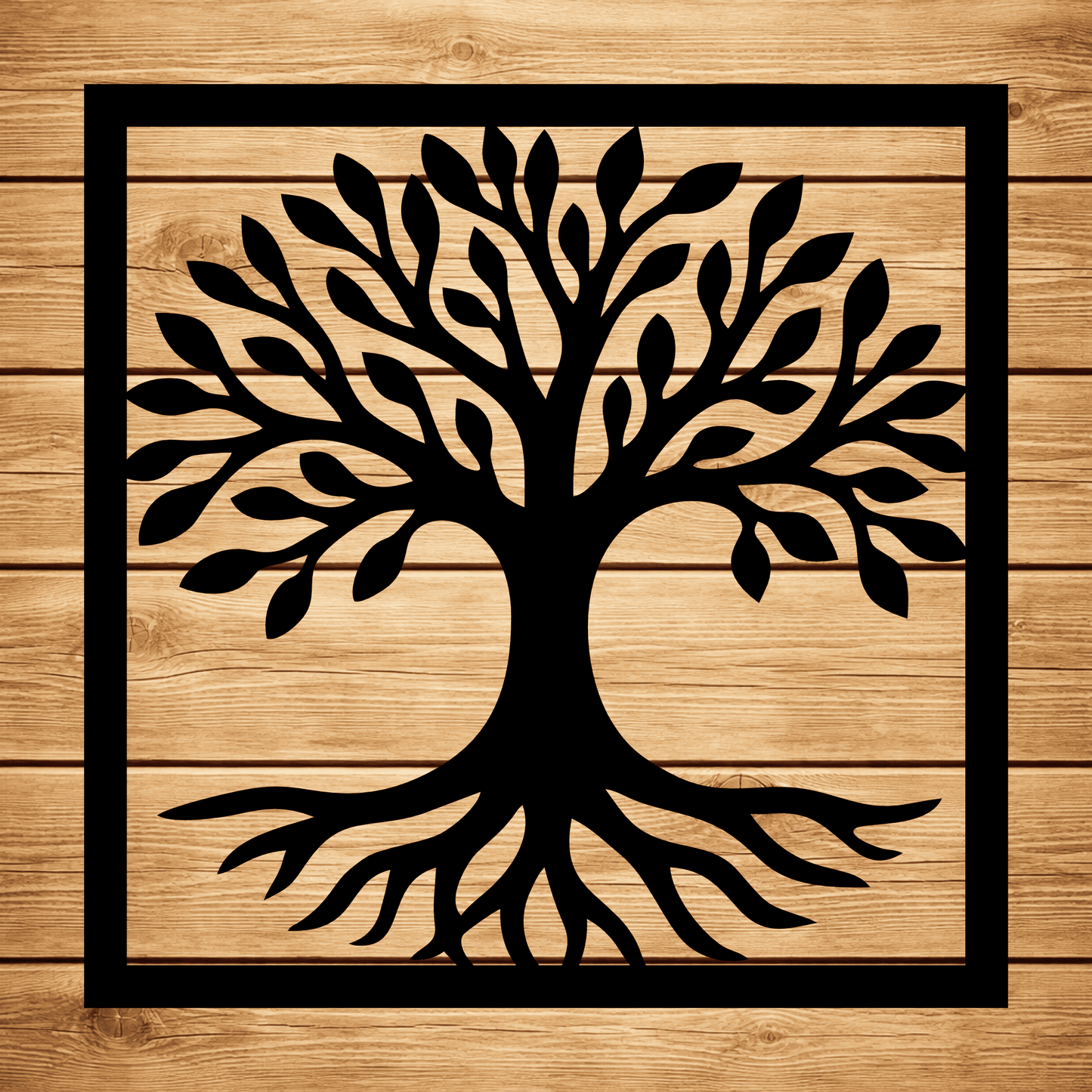 Tree svg dxf for laser engraving