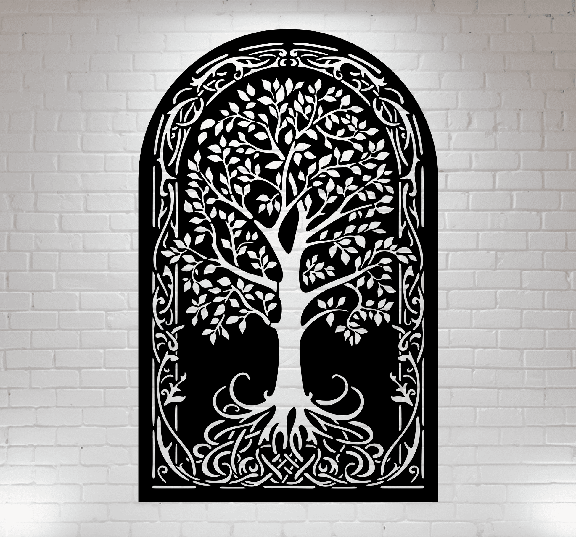 Tree Art DXF for CNC, Cricut SVG Files for Tree Panel, Wall Decor Design, Metal decor, Gate CNC design