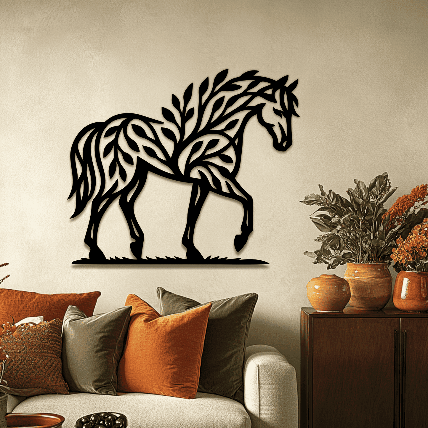Laser ready nature horse vector