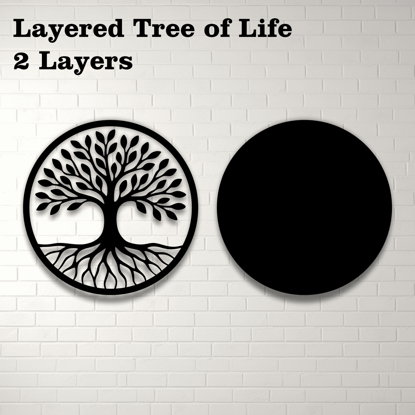 Layered Tree of Life SVG for CNC Plasma