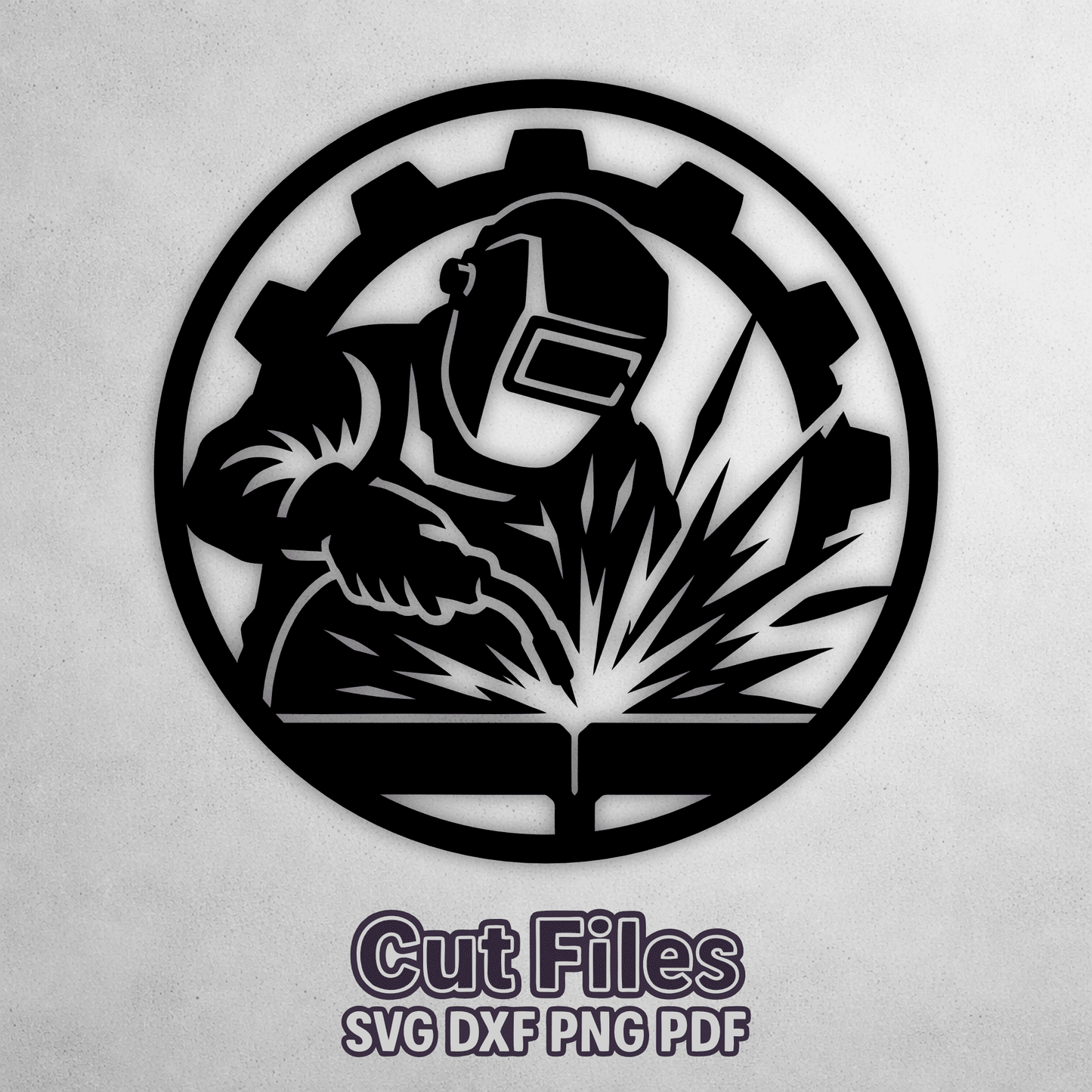 Welding metal wall art for CNC plasma and laser cutting machines.