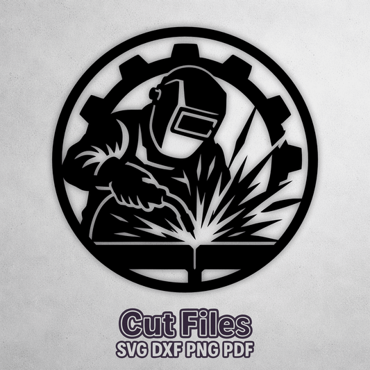 Welding metal wall art for CNC plasma and laser cutting machines.